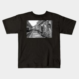 Picturesque railway station, Norfolk, UK Kids T-Shirt